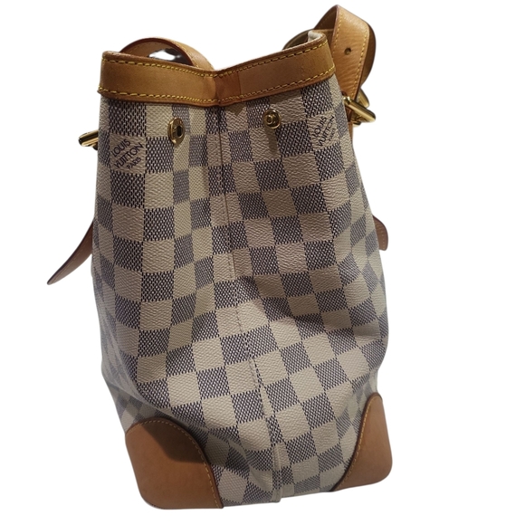 LOUIS VUITTON Damier Azur Hampstead MM Shoulder Hand Bag..w/COA !!!! - Picture 8 of 16